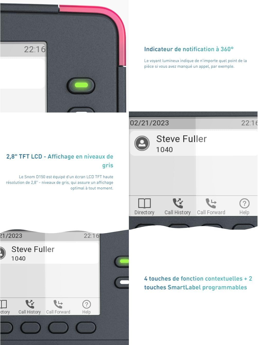 Snom Telefon D140