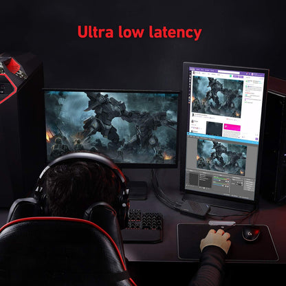 AVerMedia Live Gamer ULTRA – GC553 – Zum Aufnehmen von 4K60 HDR Inhalten – mit VRR-Unterstützung, ultraniedrige Latenz und Passthrough – Plug and Play für PS5 und Xbox Series X/S