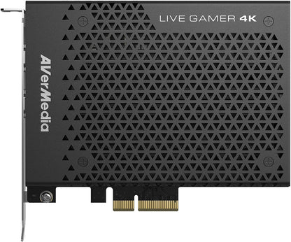 AVerMedia Game Capture Card - Streaming and Recording 4K60 HDR with ultra-low latency on PS5, PS4 Pro, Xbox Series X/S, Xbox One X, in OBS, Twitch, YouTube - GC573 Live Gamer 4K 0.8" x 4.9" x 5.9"