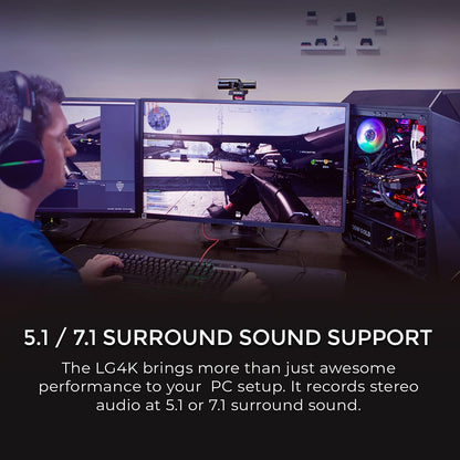 AVerMedia Game Capture Card - Streaming and Recording 4K60 HDR with ultra-low latency on PS5, PS4 Pro, Xbox Series X/S, Xbox One X, in OBS, Twitch, YouTube - GC573 Live Gamer 4K 0.8" x 4.9" x 5.9"