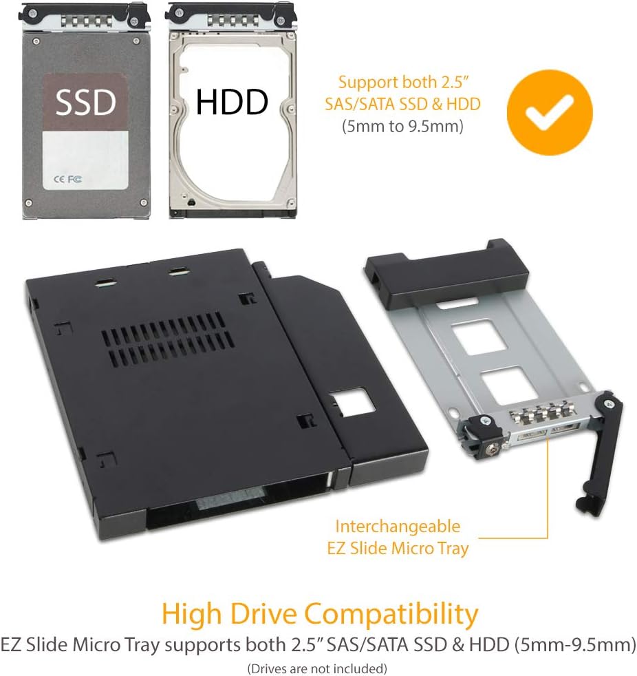 `We-Ra. IcyDock 6,3cm SATAI-III/SAS HDD&SSD - Sli`