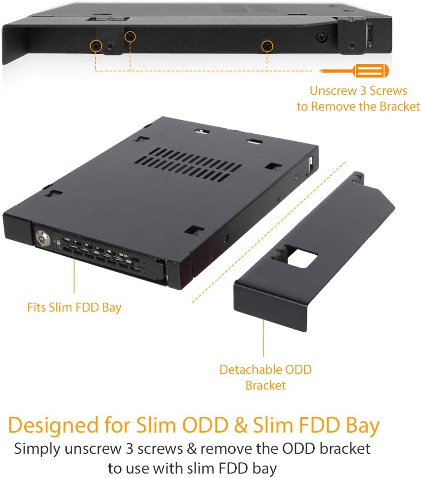 `We-Ra. IcyDock 6,3cm SATAI-III/SAS HDD&SSD - Sli`