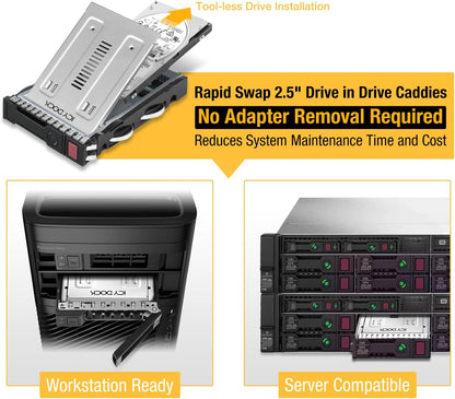 Icy Dock MB982IP-1S-1 2.5-inch to 3.5-inch Full Metal SAS HDD and SSD Converter
