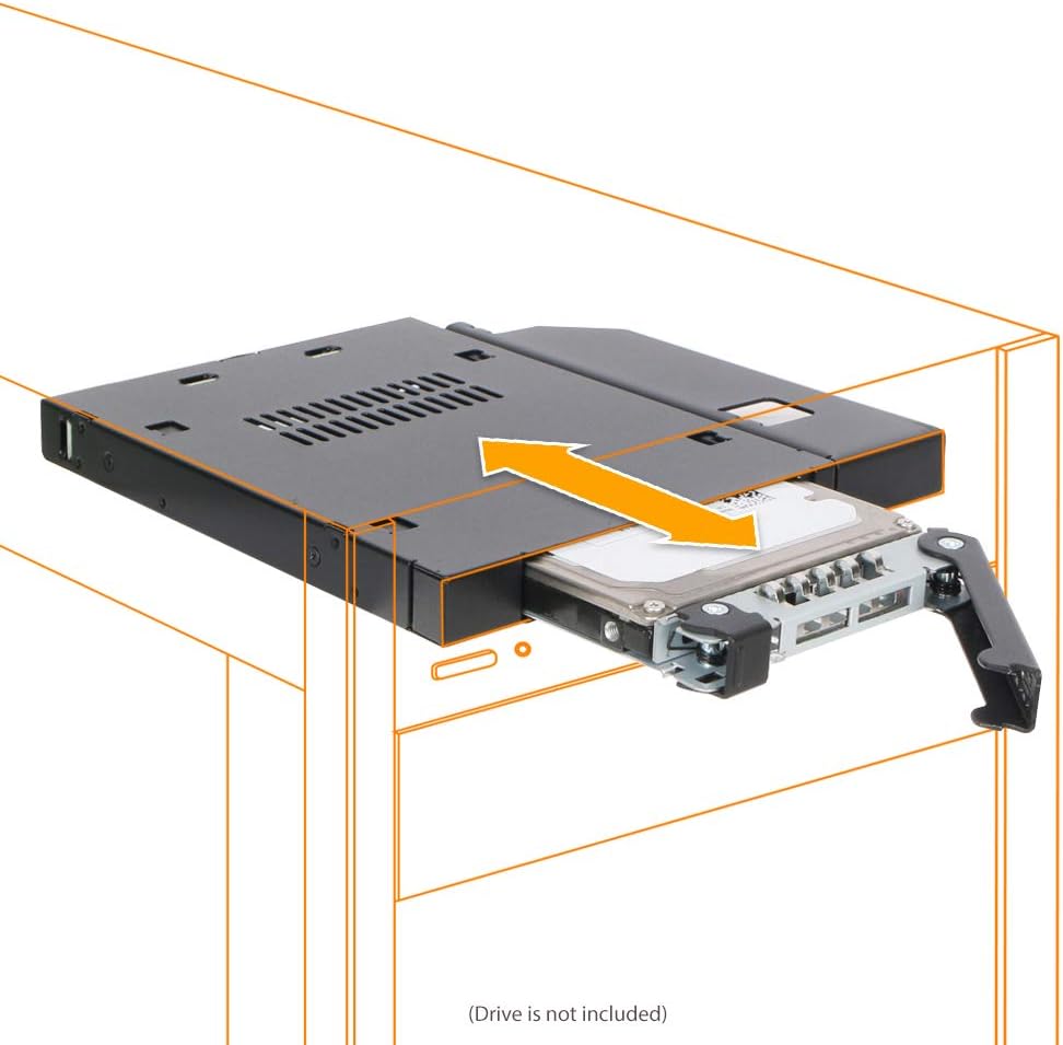 Icy Dock MB411SPO B Hard Drive Frame 1 x SSD en baie Slim ODD ou FDD