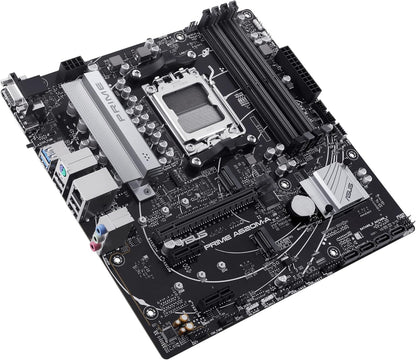 ASUS Prime A620M-A-CSM Mainboard Sockel AMD A620 (Ryzen 7000, micro-ATX, DDR5 Speicher, PCIe 4.0, BIOS Flashback, USB 3.2 Gen 2, Aura Sync