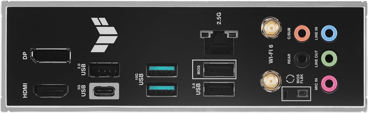 ASUS TUF GAMING A620M-PRO WIFI Mainboard Sockel AMD A620 (Ryzen 7000, ATX, DDR5 Speicher, PCIe 4.0, Wi-Fi 6, USB 3.2 Gen 2, Aura Sync