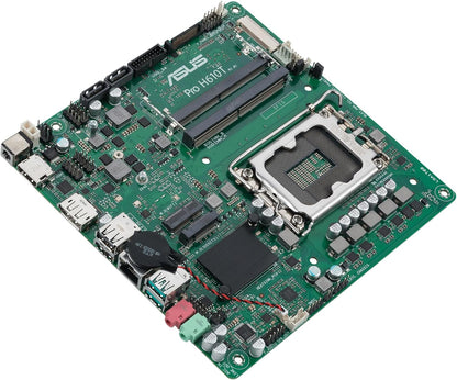ASUS Pro H610T-CSM Mini-ITX H610 Business-Mainboard (LGA 1700 Sockel, Control Center Express, verbesserte Sicherheit, Zuverlässigkeit, Verwaltbarkeit und Effizienz