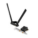 ASUS PCE-BE92BT WiFi 7 PCI-E Adapter (2 Externe Antennen und magnetisierter Sockel, unterstützt 6GHz Band, 320MHz, Bluetooth 5.4, WPA3 Netzwerksicherheit
