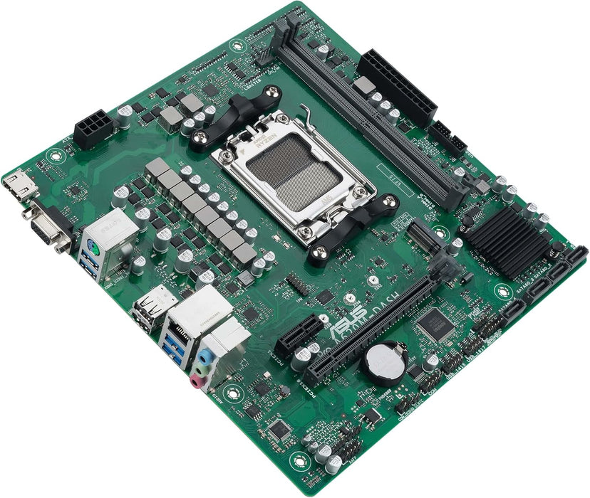 ASUS PRO A620M-DASH-CSM Business-Mainboard Sockel AMD AM5 (Micro-ATX, PCIe 4.0, 4X SATA 6Gbit/s, DDR5, Q-LED Core, COM-Debug Header