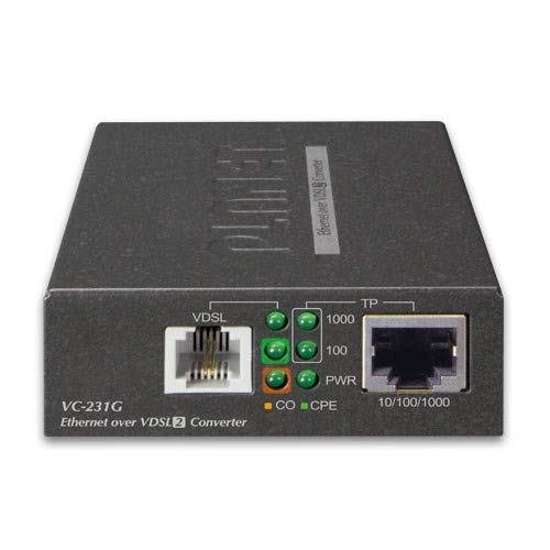 Planet 1-Port 10/100/1000T Ethernet to VDSL2 Converter
