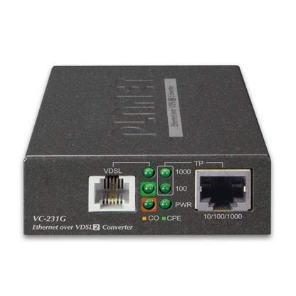 Planet 1-Port 10/100/1000T Ethernet to VDSL2 Converter