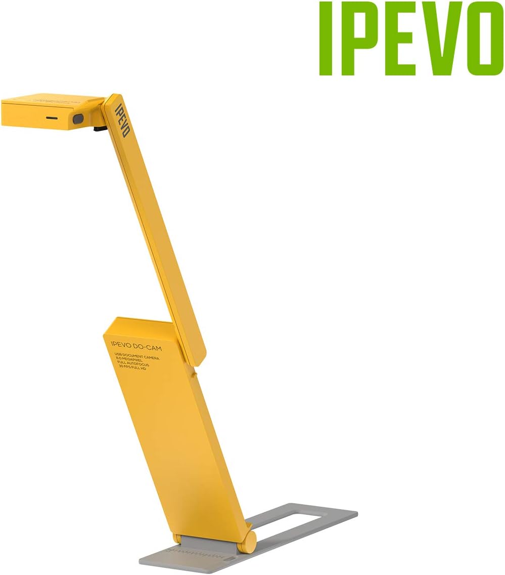 Ipevo DO-CAM Creator's Edition Portable & Compact Ultra HD 8MP USB Camera for Professional Visual Presentations and Communication — Webcam for Conference Calls, Distance Learning, Remote Work.