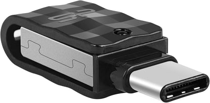 USB Flash Drive 32 Gb USB 3.1 and Type C - Dual, Mobile C31 - Protected against water, vibration, and dust by Silicon Power