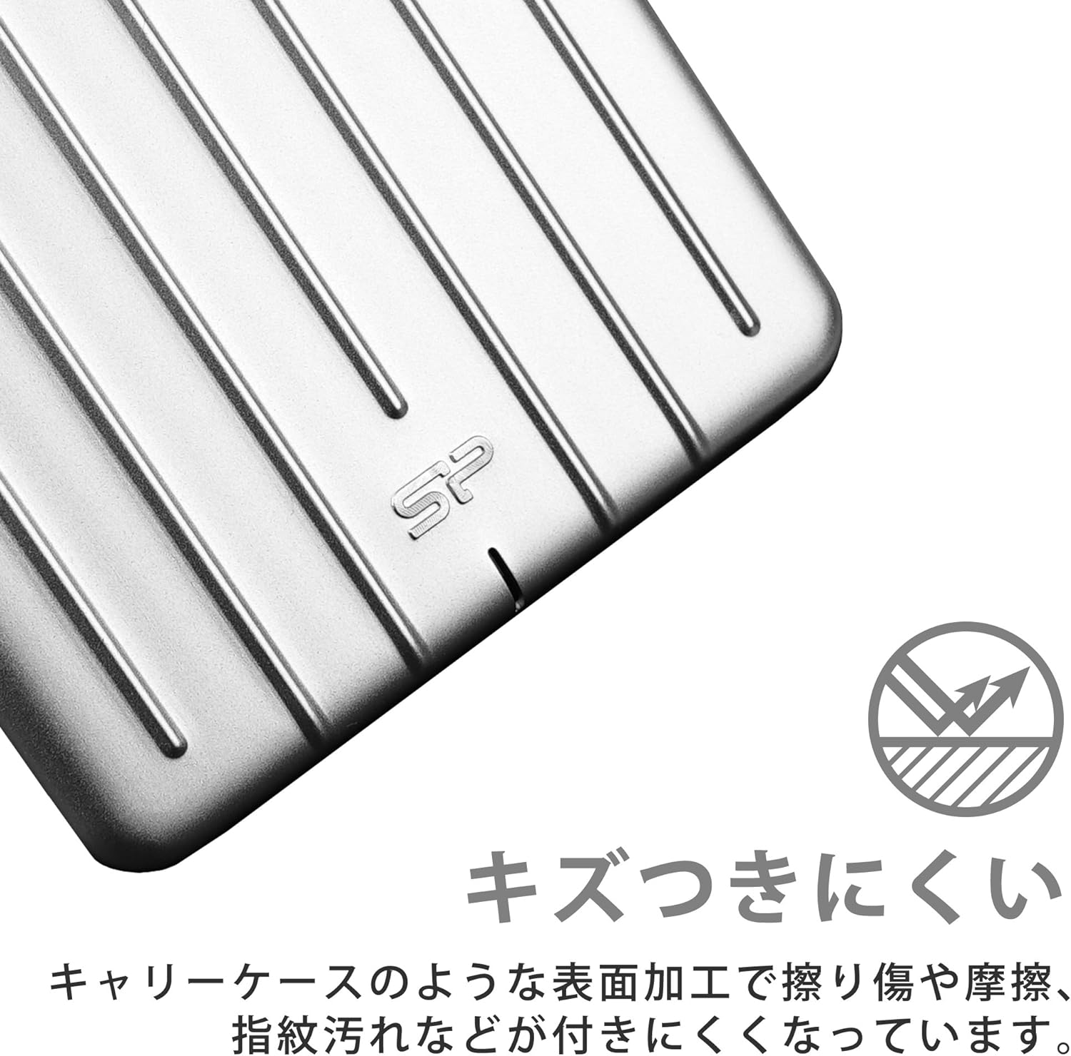 Silicon Power 2TB Rugged Portable Hard Drive, 100% Aluminium Slim Case ( 12 mm.), LED Indicator, Shockproof up to 1.22m, Type C to USB 3.1 2 Tb