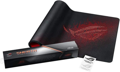 ASUS ROG Sheath Extended Soft Cloth Gaming Mouse Pad with Smooth Gliding Surface and Non-Slip Base