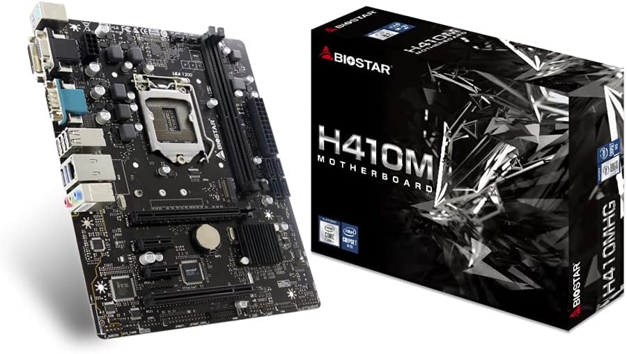 Biostar H410MHG S1200 Intel H410 2xDDR4 GLAN mATX M.2 HDMI