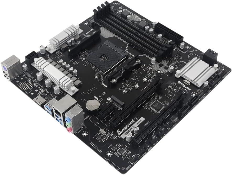 Biostar B450MX-S carte mère AMD B450 Emplacement AM4 micro ATX