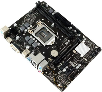 Equipped with Intel H310 Chipset, Supports 9th and 8th Generation Intel Core Processors, HDMI, D-Sub Terminals, Gigabit LAN Compatible, MicroATX Motherboard