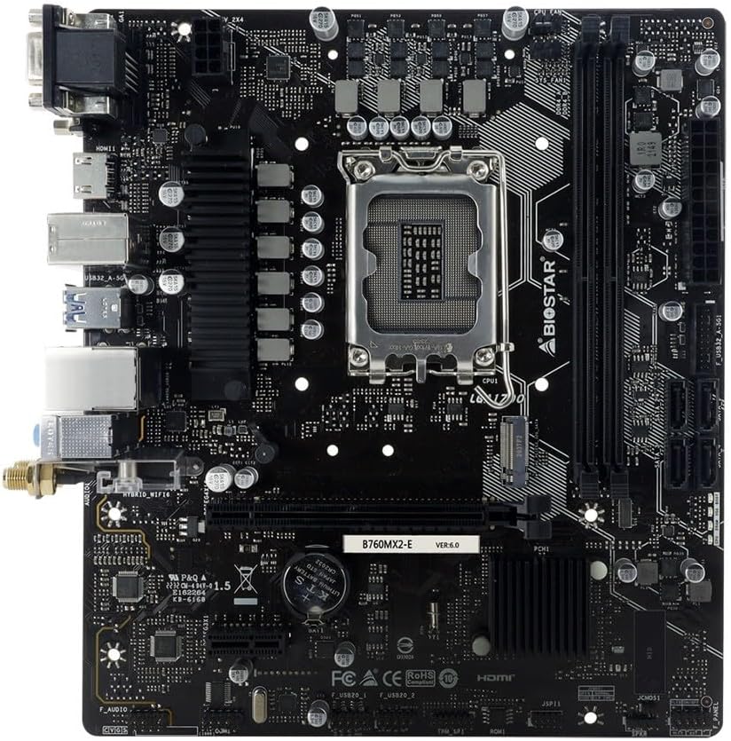 `Biostar B760MX2-E (B760,S1700,m`