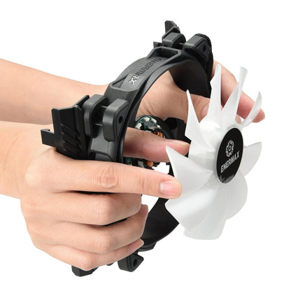 Enermax ETS-T50 Processeur Refroidisseur 12 cm Black