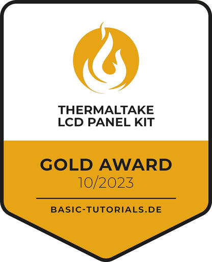 Thermaltake LCD Panel Kit Snow für Ceres 300 &500 TG ARGB Mid Tower Chassis Snow LCD Panel für Ceres 500 TG
