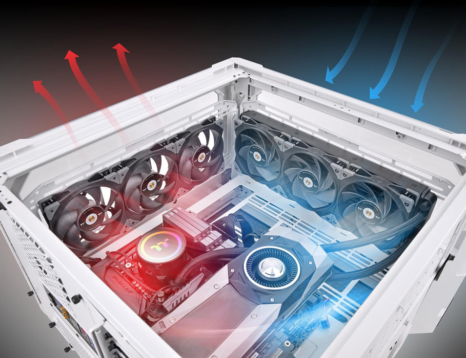 Thermaltake SWAFAN GT12 | PC Cooling Fan | TT Premium Edition | 1 Pack Black