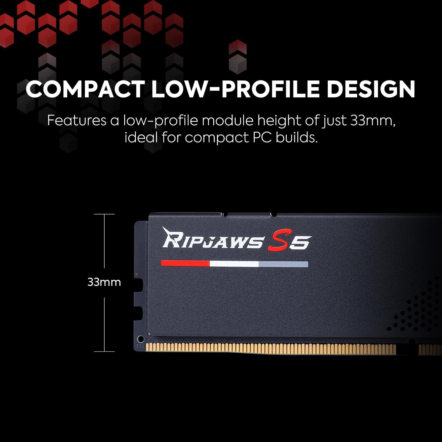 Pamięć PC - DDR5 32GB (2x16GB) Ripjaws S5 6400MHz CL32 XMP3 Czarna