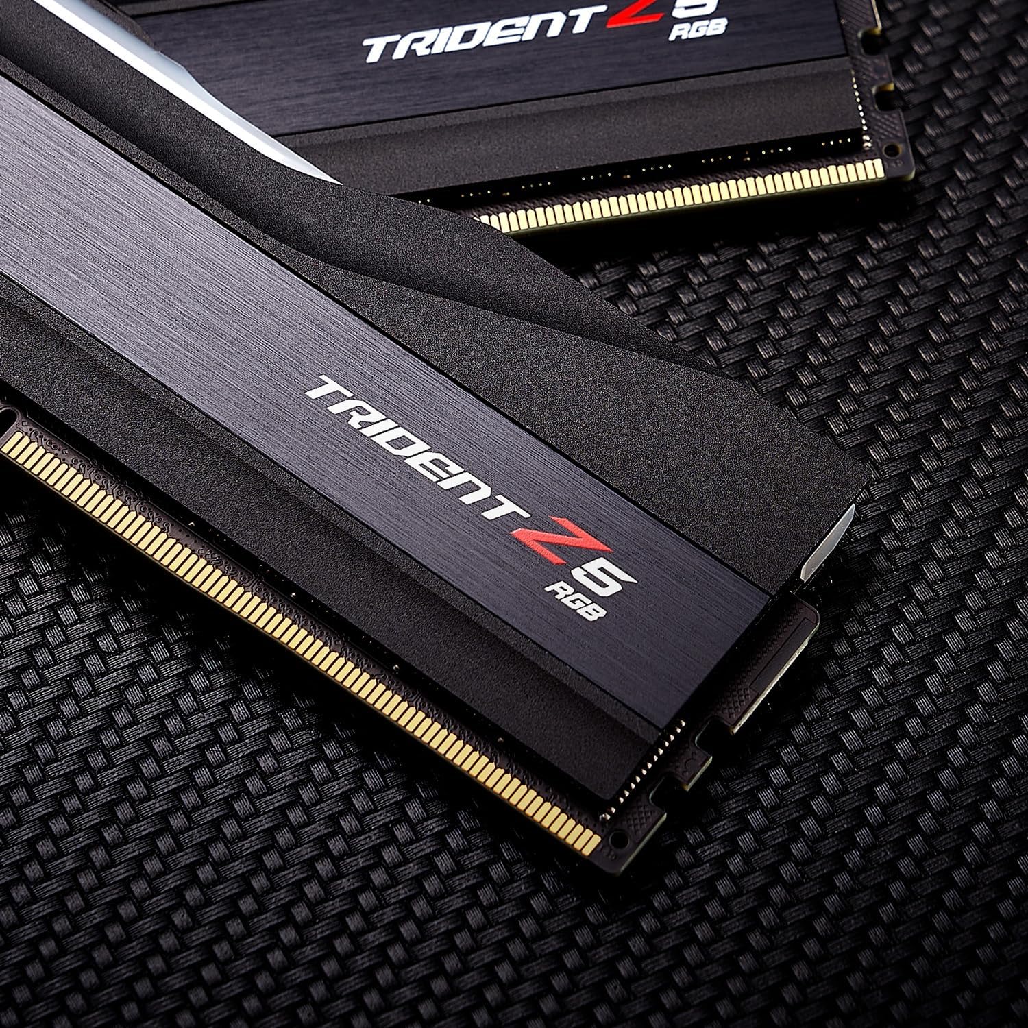 G.SKILL Trident Z5 RGB Series (Intel XMP 3.0) DDR5 RAM 48GB (2x24GB) 8200MT/s CL40-52-52-131 1.35V Desktop Computer Memory UDIMM - Matte Black (F5-8200J4052F24GX2-TZ5RK