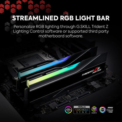 G.Skill Trident Z5 NEO RGB 48GB DDR5 5600-40, (2x24GB), F5-5600J4040D24GX2-TZ5NR