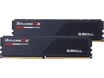 G.Skill Ripjaws S5 F5-5600J4040D24GX2-RS5K module de mémoire 48 Go 2 x 24 Go DDR5 5600 MHz 48GB RipJaws S5 Series Black