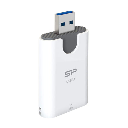 Card Reade Silicon-Power Combo USB 3.1 2 in 1 Whit