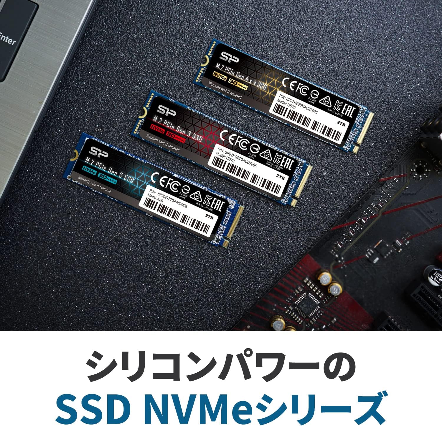 Silicon Power P34A60 M.2 2000 GB PCI Express 3.0 3D NAND NVMe