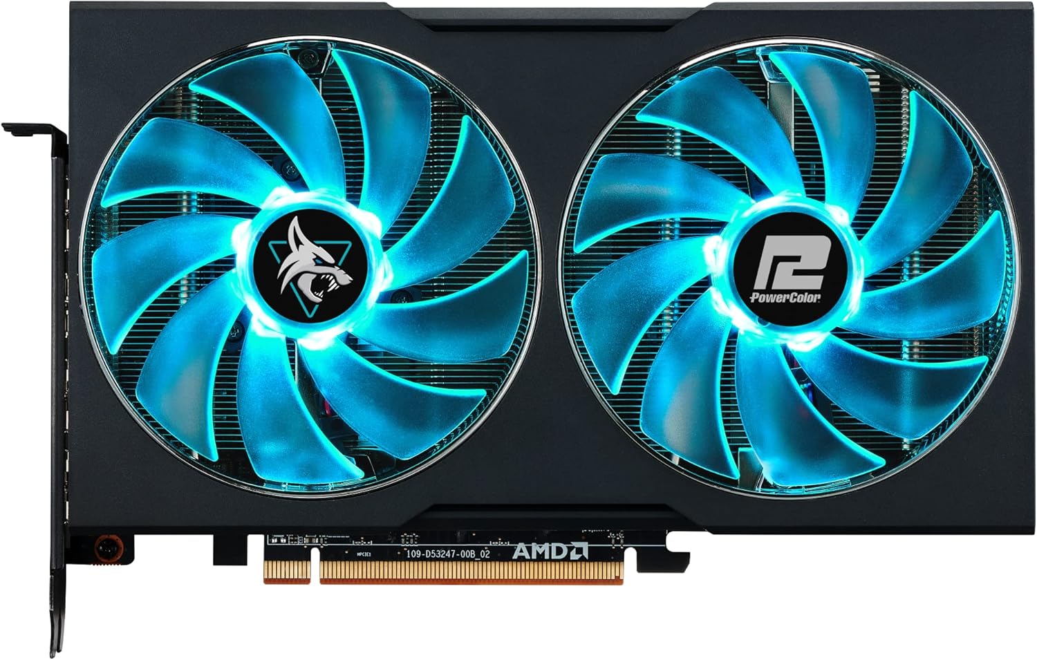 POWERCOLOR Radeon RX 7600 Hellhound OC (8GB GDDR6/PCI Express 4.0/2695MHz/18000MHz)
