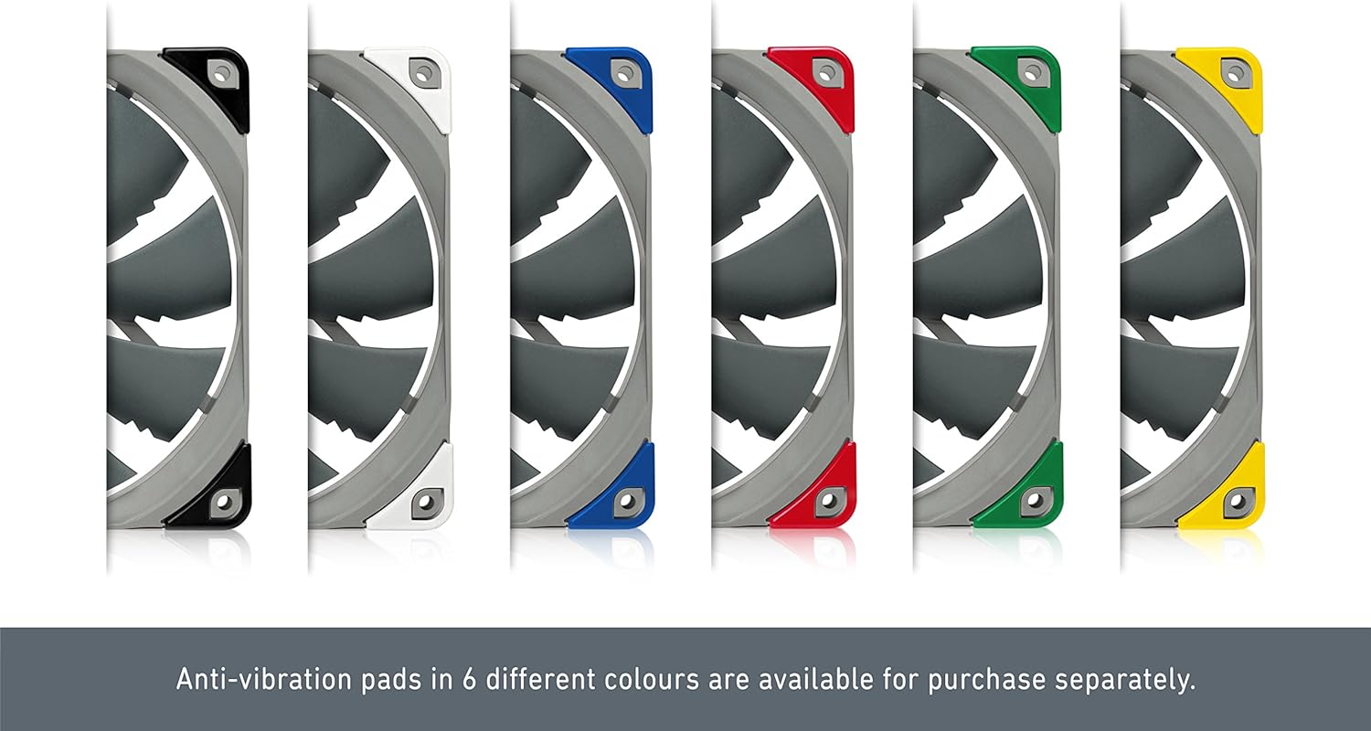 Noctua NF-P14s redux-1200 PWM, Quiet Fan, 4-Pin, 1200 RPM (140mm, Grey) 140x140x25mm square PWM