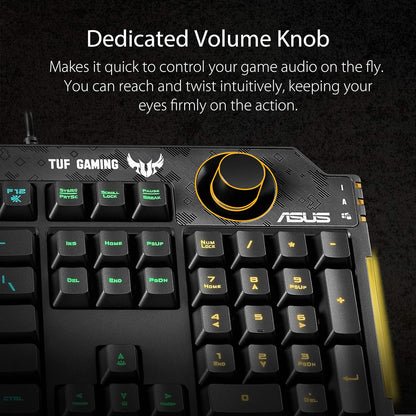 Asus Tastatur TUF K1 Gaming Keyboard franz. Layout