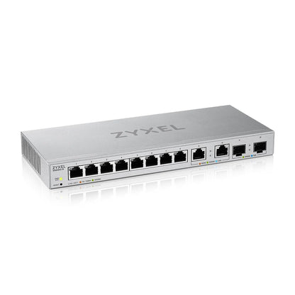 Zyxel Multi-Gig 12-Port Web Managed Switch met 2-Port 2.5G/2-Port 10G SFP+ Desktop/Wallmount