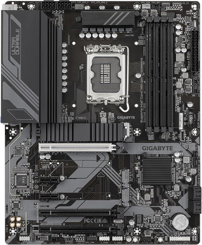 Gigabyte Z790 D Motherboard - Supports Intel Core 14th Gen CPUs, 12+1+１ Phases Digital VRM, up to 7600MHz DDR5 (OC), 3xPCIe 4.0 M.2, 2.5GbE LAN, USB 3.2 Gen 2