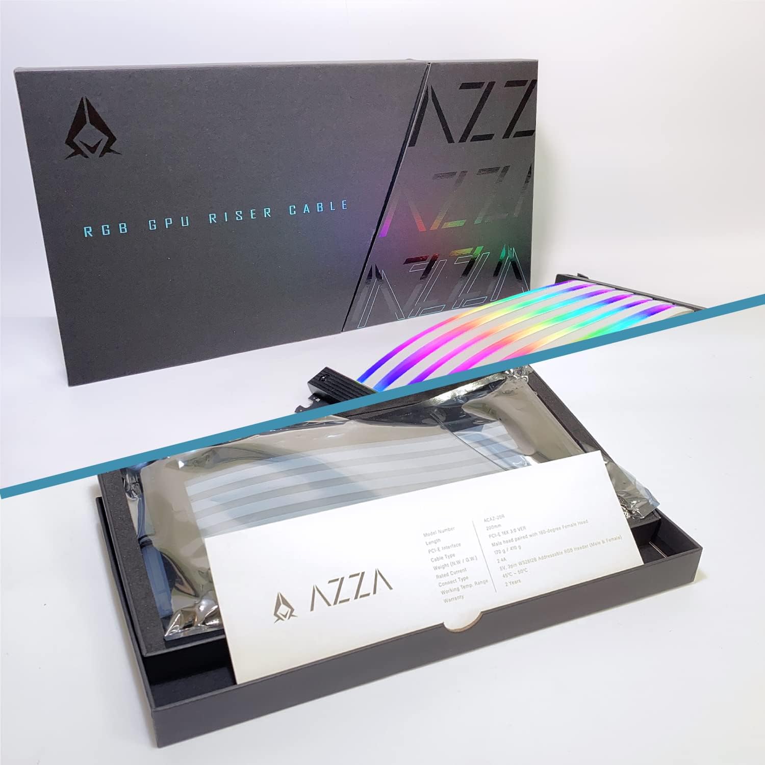Azza PCI-e 3.0 x16 Riser Kabel | ACAZ-20R-I