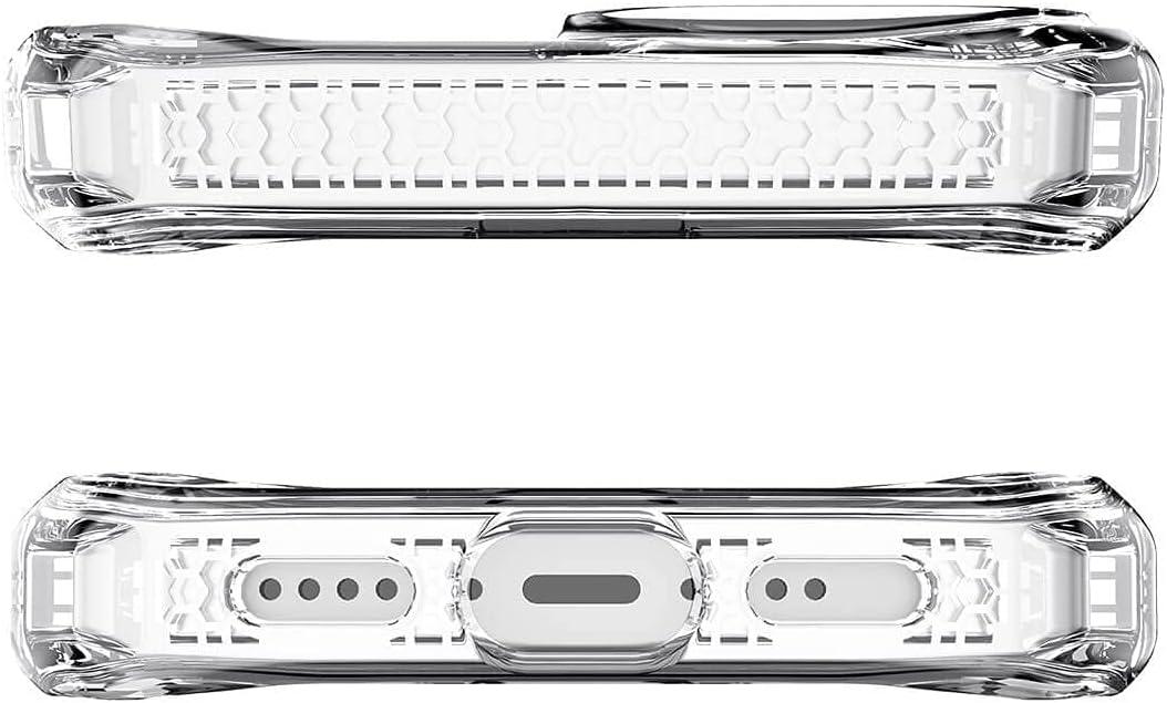 ITSKINS ITSPECLEARIP1367T Mobile Phone Case Compatible with iPhone 13 Pro Max/12 Pro Max Spectrum/Clear Transparent