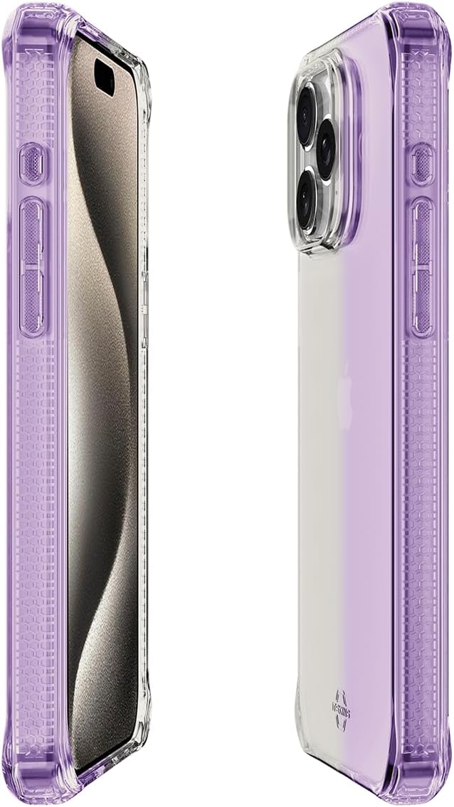 ITSKINS Compatible with iPhone 15 Light Purple 6.1 Spectrum R Mood
