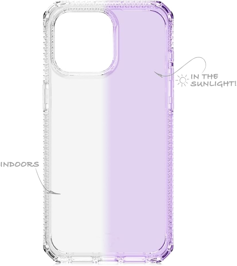ITSKINS Compatible with iPhone 15 Light Purple 6.1 Spectrum R Mood