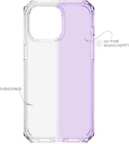 ITSKINS Compatible with iPhone 15 Light Purple 6.1 Spectrum R Mood