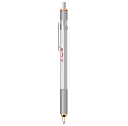 rOtring 800 Ballpoint Pen | Medium Point | Black Ink | Silver Barrel | Refillable