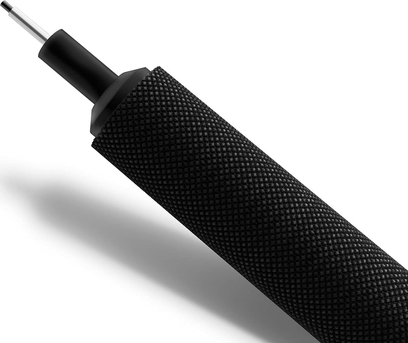 rOtring 500 Mechanical Pencil | 0.5mm HB Lead | Blue hexagonal plastic barrel and non-slip textured metal grip Blue 1 count (Pack of 1) Gift Box