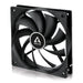 ARCTIC F12 TC - PC Lüfter, 120 mm Gehäuselüfter, temperaturgesteuert, Standard Case Fan, Temperatursensor reguliert RPM, Push- oder Pull-Konfiguration, 300-1350 rpm - Schwarz F12 TC (schwarz) divers