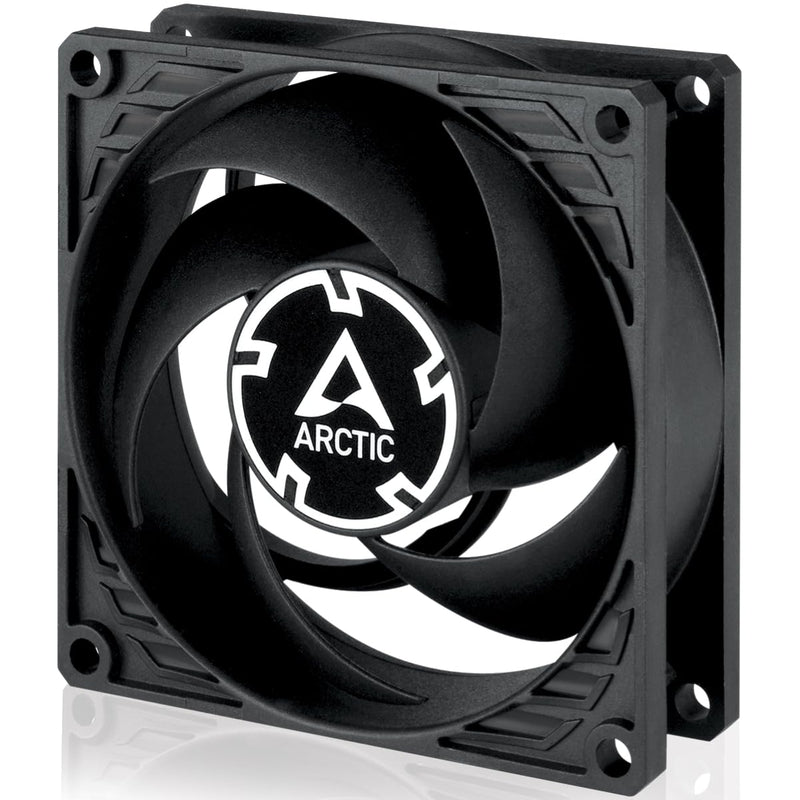 ARCTIC P8 Max - Ventola per PC, ventola per case da 80 mm ad alte prestazioni, ventola per server, controllata tramite PWM 500-5000 giri/min, ottimizzata per pressione statica, modalità 0dB