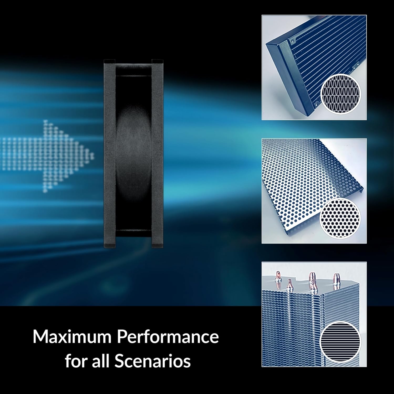 ARCTIC P8 Max - Ventola per PC, ventola per case da 80 mm ad alte prestazioni, ventola per server, controllata tramite PWM 500-5000 giri/min, ottimizzata per pressione statica, modalità 0dB