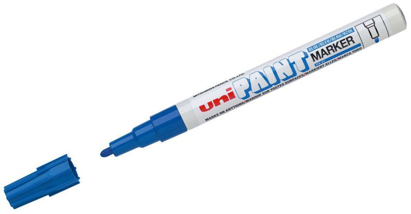 Uni-Ball 719457 PX-21 Fine Tip Permanent Marker - Blue