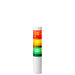 PATLITE Signalsaule LR4-302WJNW-RYG verkabelt LED