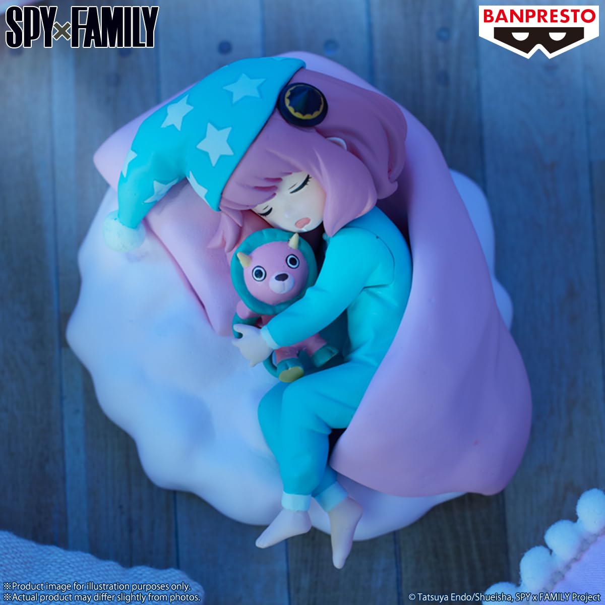 Banpresto BP88880 Anya Forger Spyxfamily Break Time Collection Pyjamas Ver., 9 cm, mehrfarbig